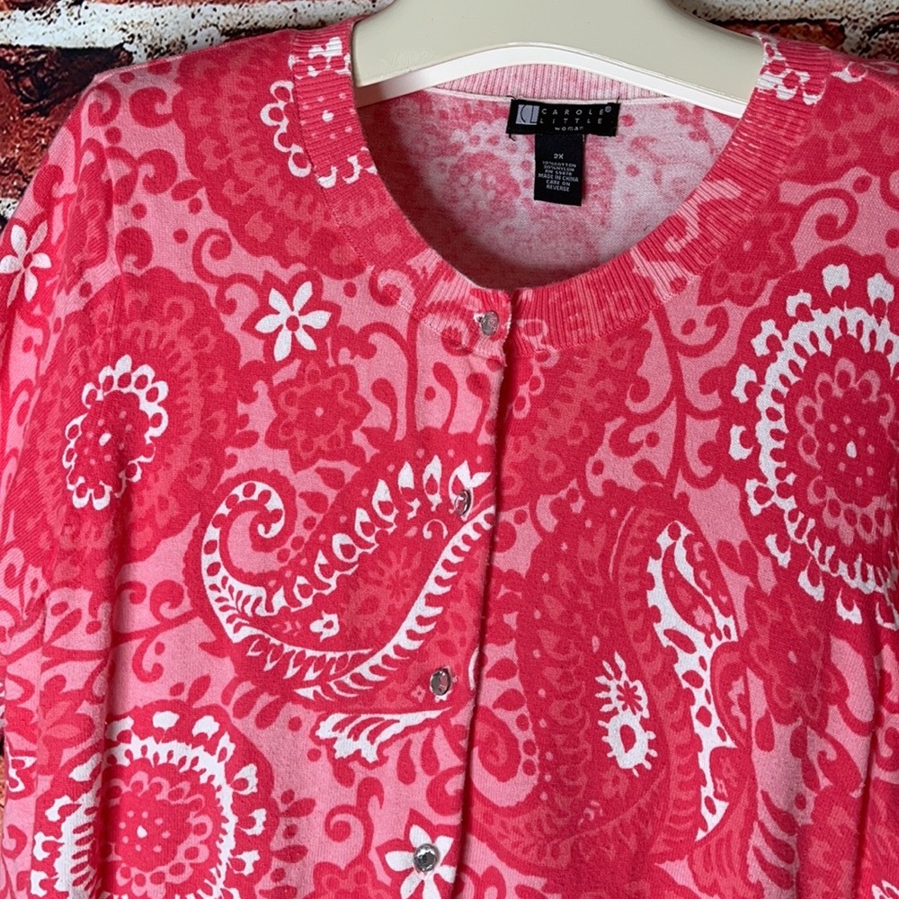Cardigan Sweaters 2 for $20 -Black/white XL and Pink 2X